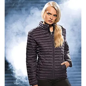 2786 - Womens/Ladies Tribe Hooded Fineline Padded Jacket