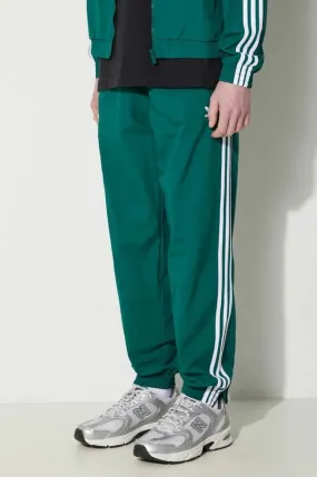 adidas Originals joggers Adicolor Woven Firebird Track Top green color IT2497