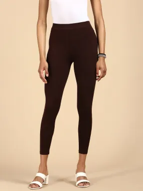 Ankle Length Leggings Viscose-Brown