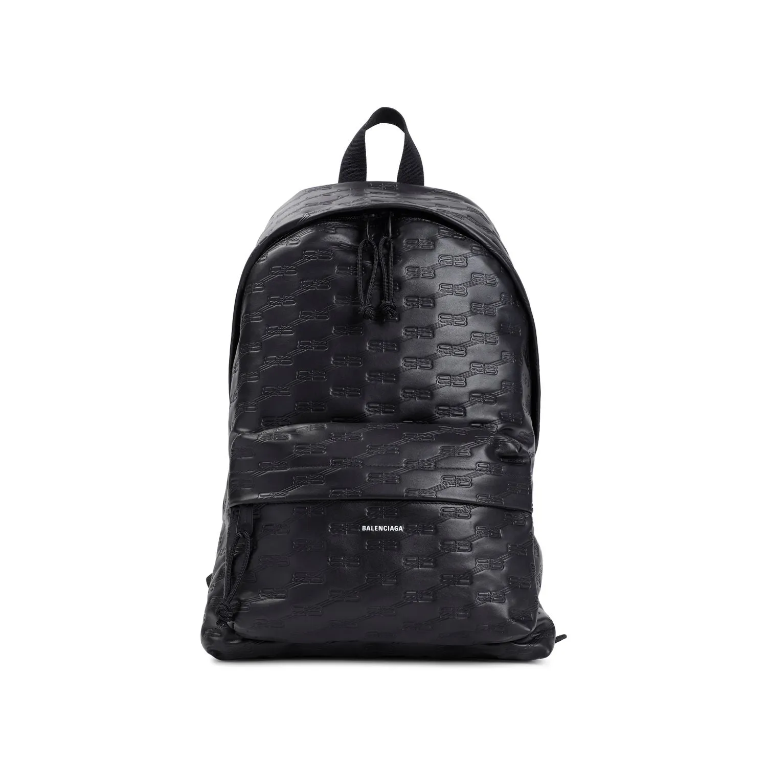 BALENCIAGA Signature Leather Mini Backpack 18x13x5.5