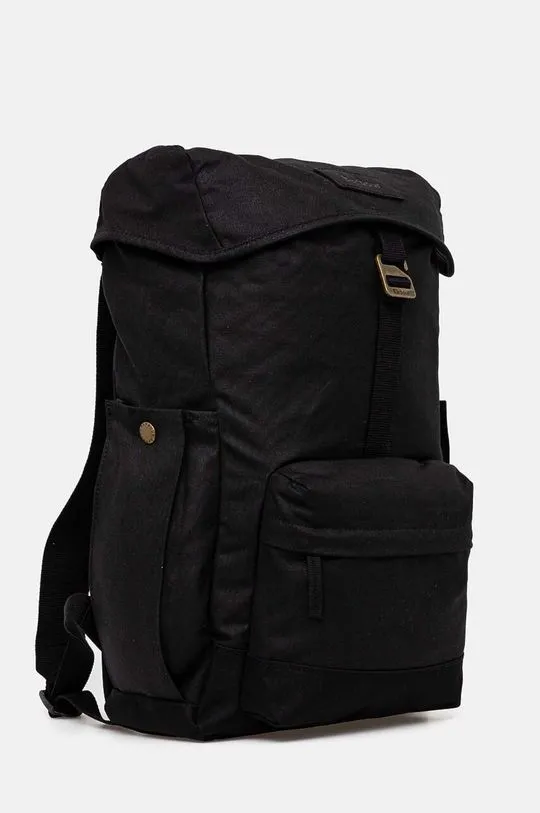 Barbour backpack black color smooth