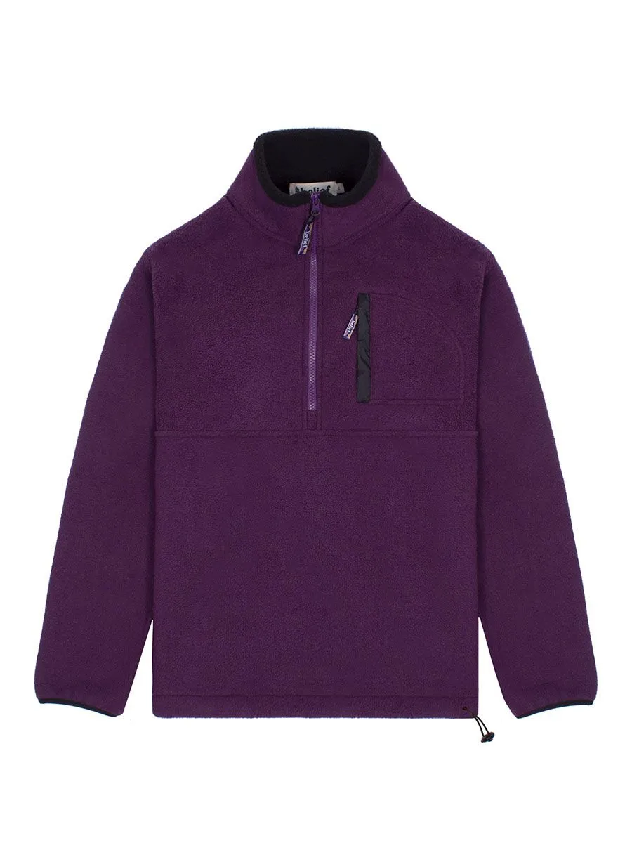 Belief Sherpa 1/2 Zip Pullover - Purple