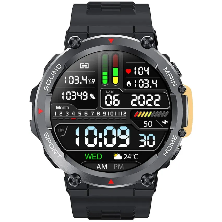 Bluetooth Call 1.5 Inch Big Screen Long Battery Life Fitness Tracker Smartwatch