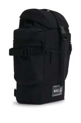 BOSS x NFL water-repellent backpack with branded patch