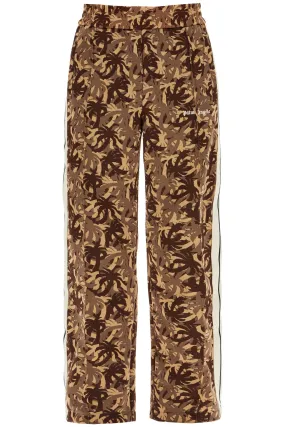 camouflage track joggers PMCJ019F24FAB001 BROWN  OFF WHITE