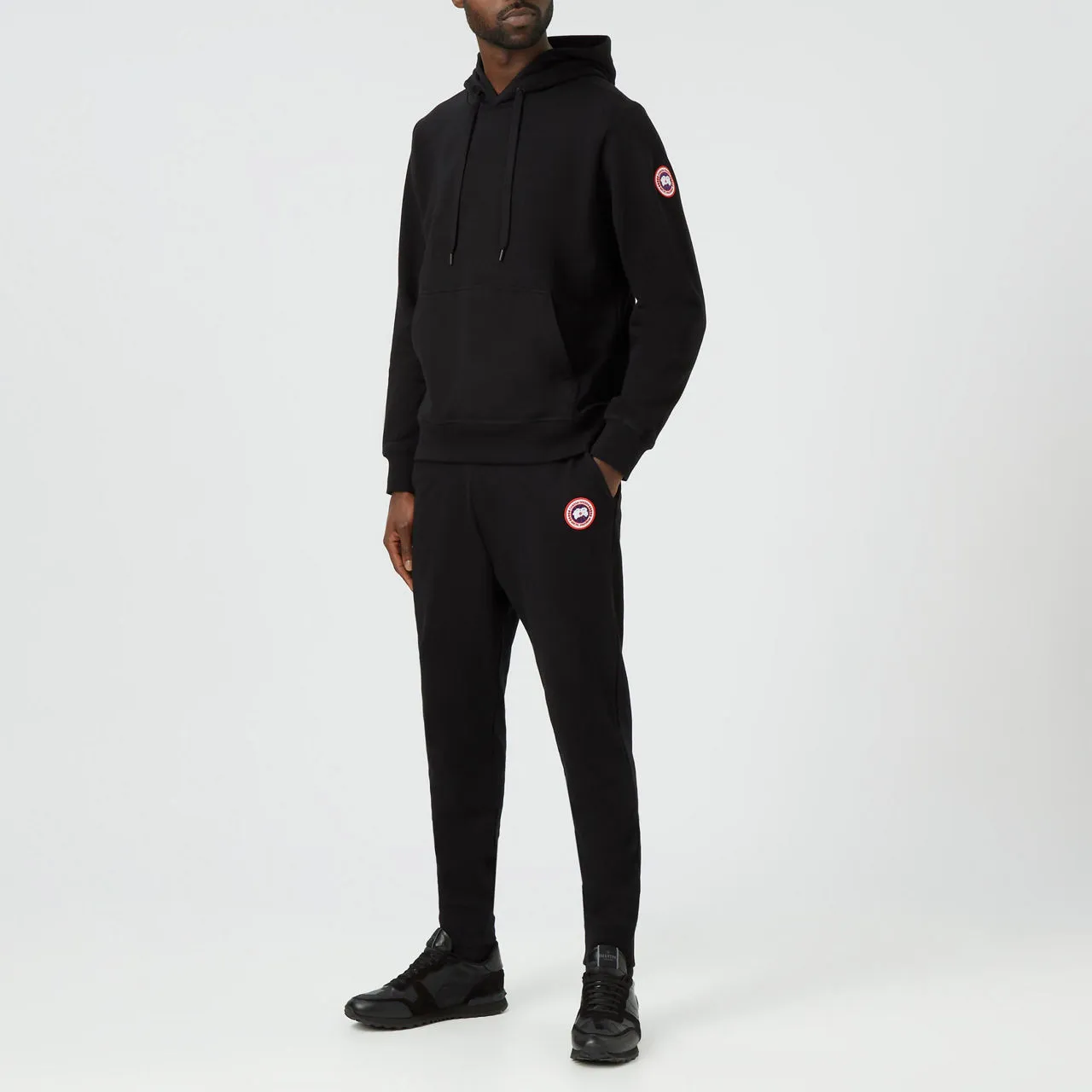 CANADA GOOSE Huron Logo Joggers - Black