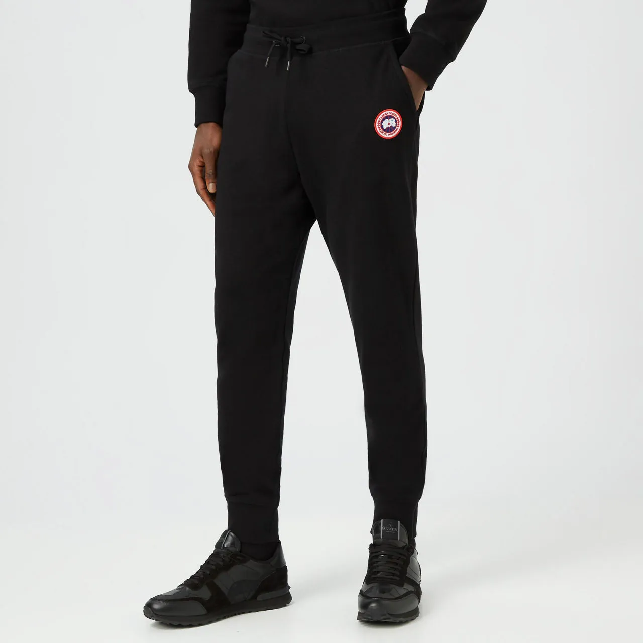 CANADA GOOSE Huron Logo Joggers - Black