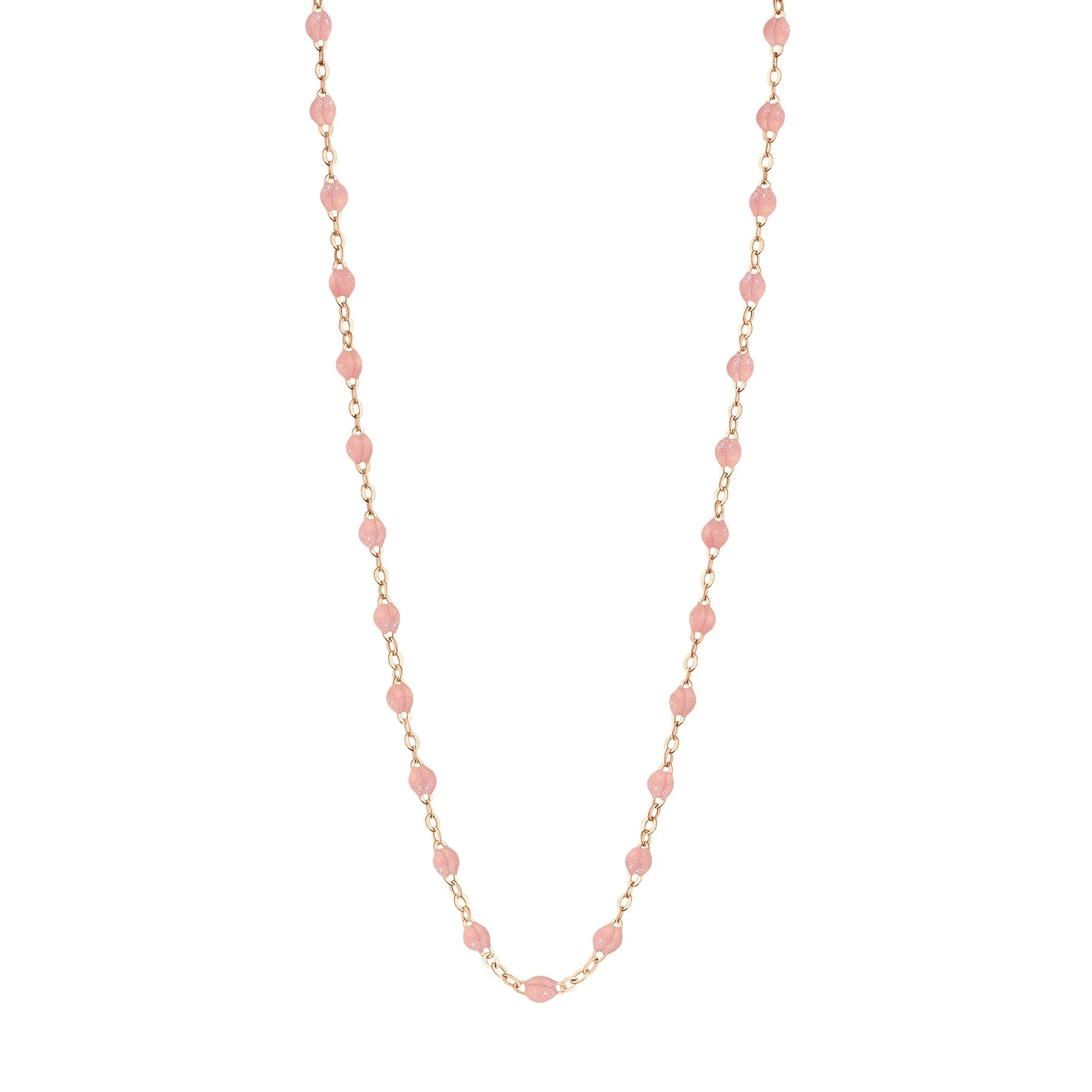 Classic Gigi Blush necklace, Rose Gold, 19.7