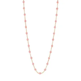 Classic Gigi Blush necklace, Rose Gold, 19.7