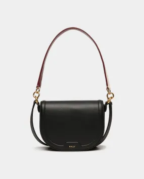 Code Crossbody Bag In Black Leather 