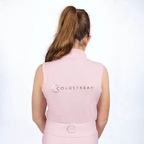 Coldstream Next Generation Cranshaws Sleeveless Base Layer - Blush Pink