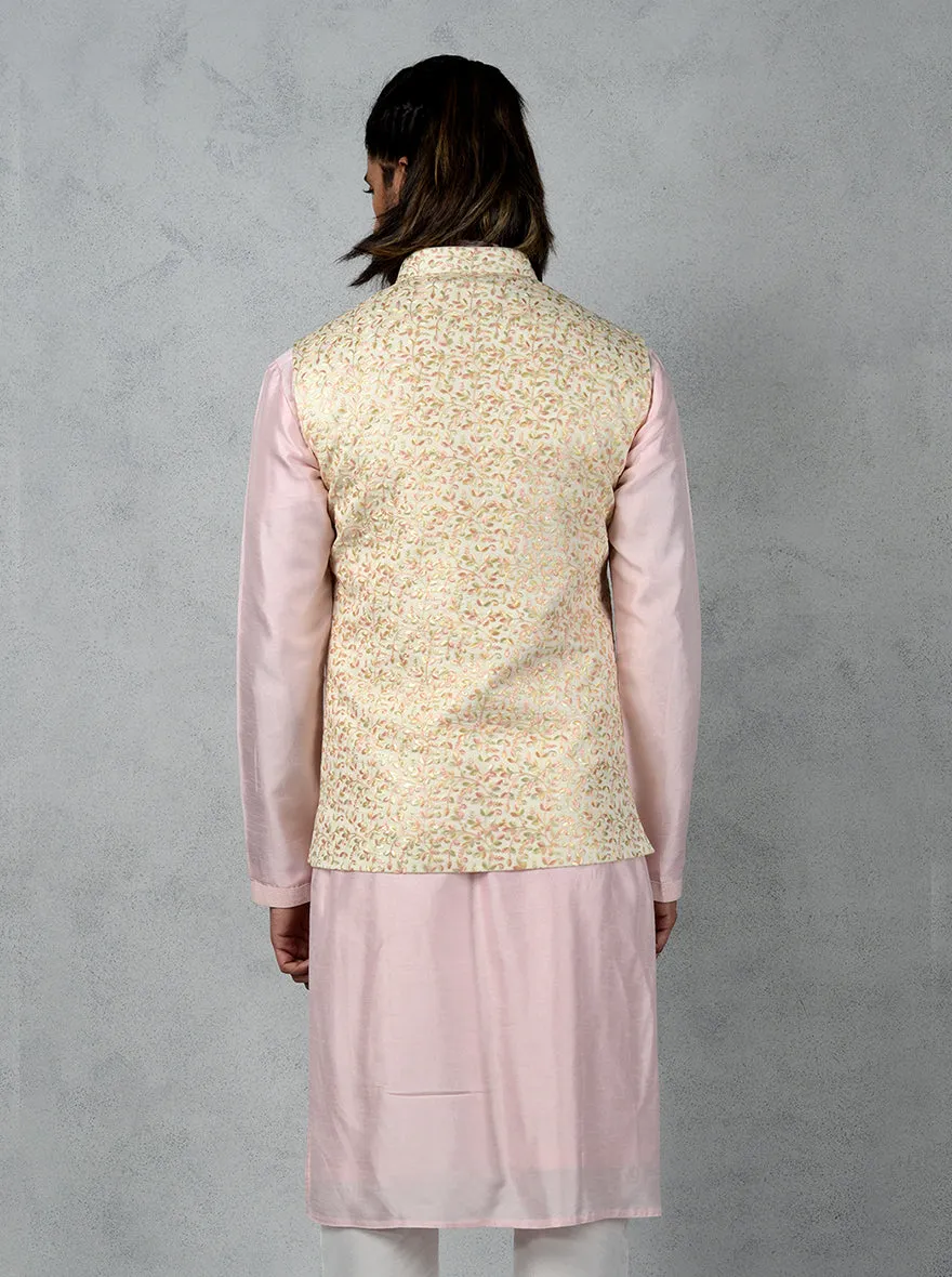 Cream Bandhgala Jacket | TULA