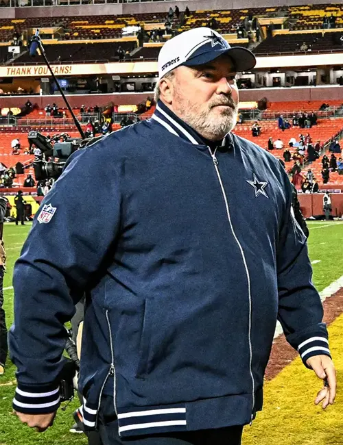 Dallas Cowboys Sideline Coach Bomber Jacket - William Jacket