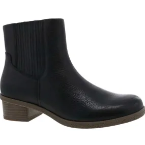 Dansko Daisie Chelsea Boot Black Waterproof Tumbled (Women's)