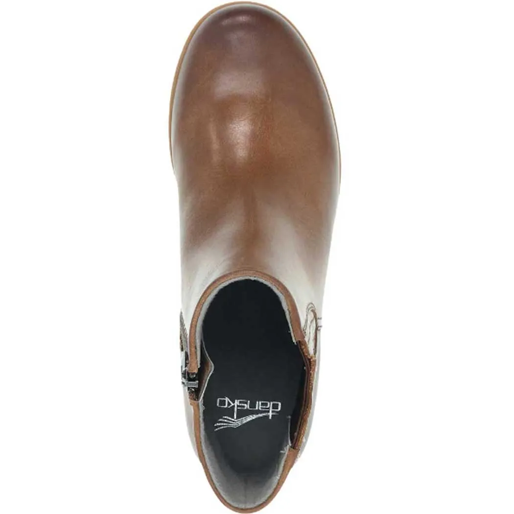 Dansko Daisie Chelsea Boot Tan Waterproof Burnished (Women's)