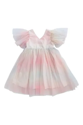 DOLLY UNICORN RAINBOW PASTELS   TULLE PRINCESS DRESS ballet pink