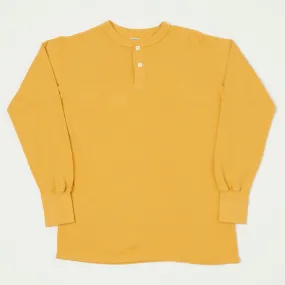 Dubbleworks Thermal Henley Tee - Citrus