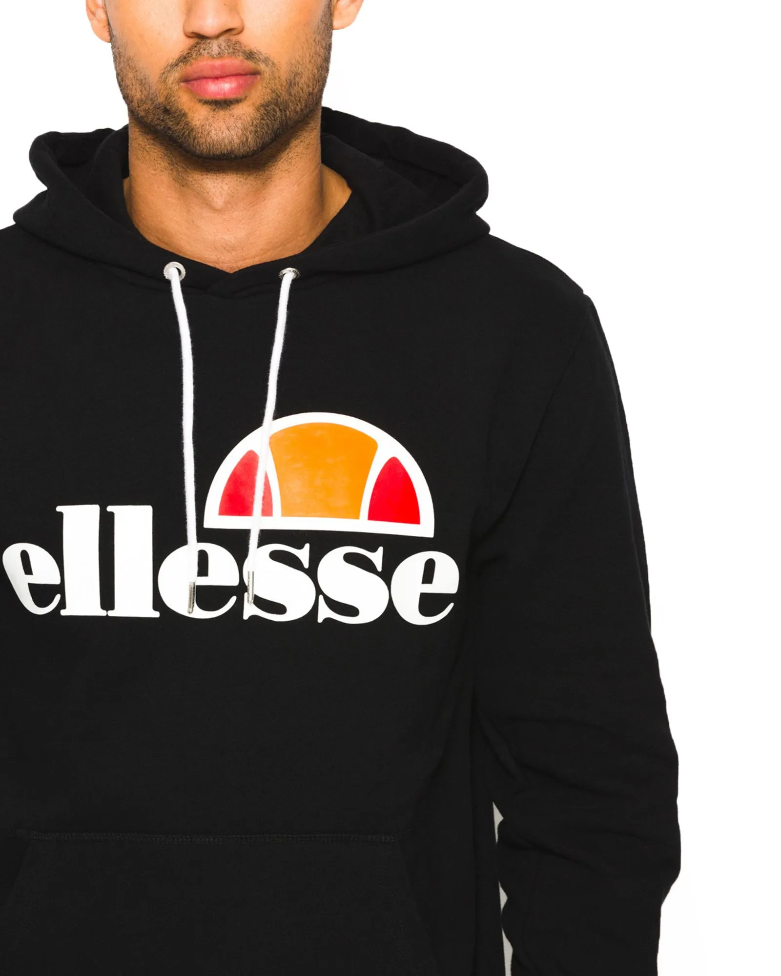 Ellesse Gottero Logo Overhead Hoodie Anthracite