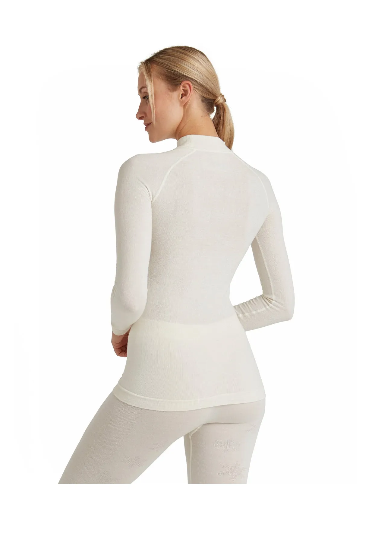 Falke Snowflake White Ski Base Layer