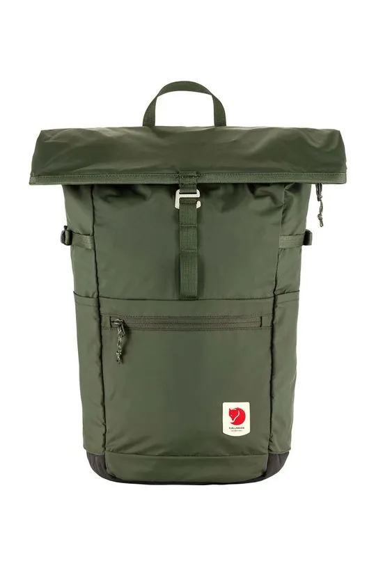 Fjallraven backpack High Coast Foldsack 24L green color smooth F23222.623