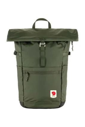 Fjallraven backpack High Coast Foldsack 24L green color smooth F23222.623