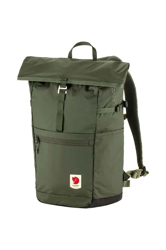 Fjallraven backpack High Coast Foldsack 24L green color smooth F23222.623