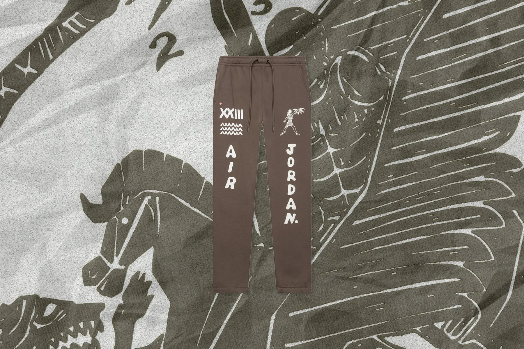 Flight x Umar Rashid Artist Series Joggers - Palomino/Sail