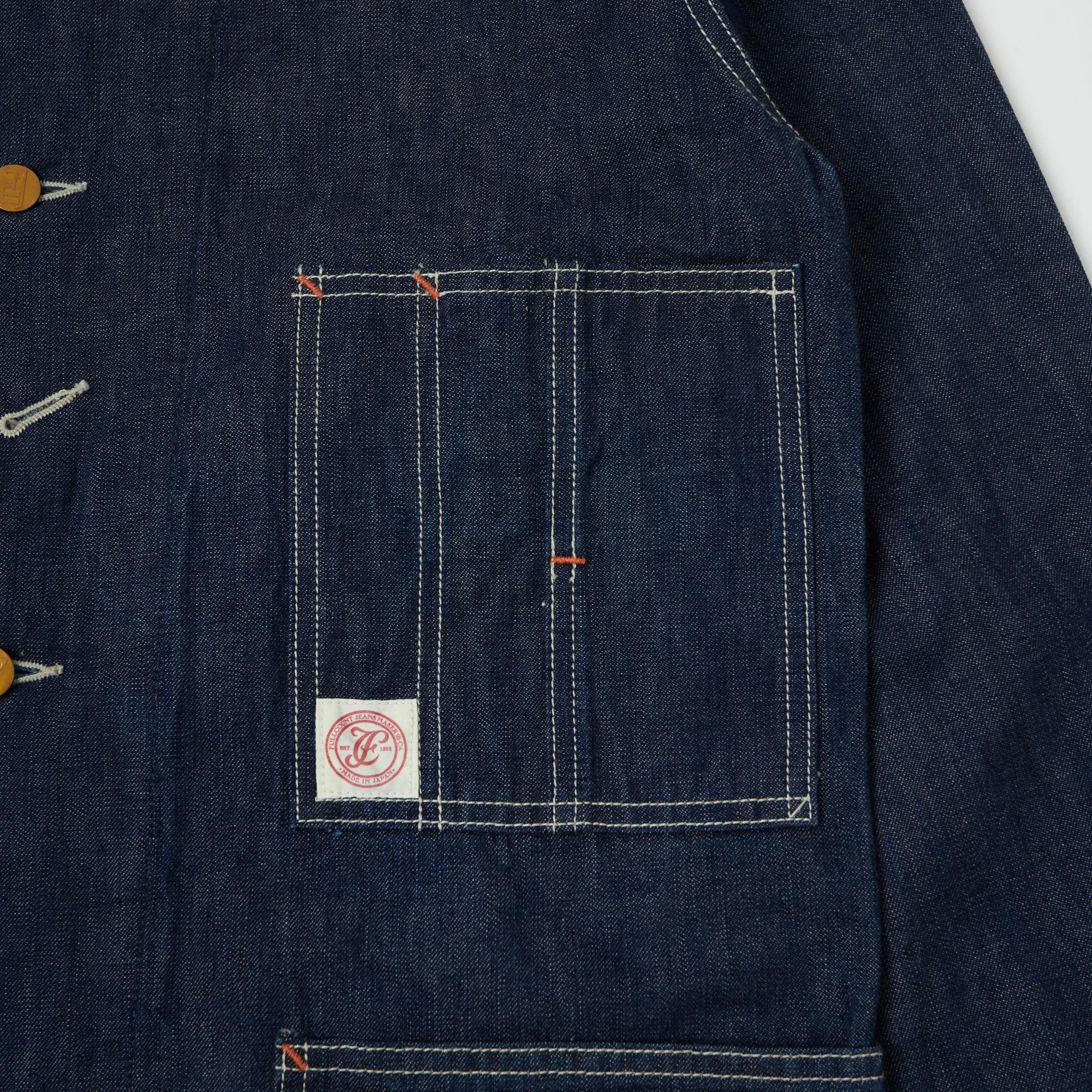 Full Count 2875 Coverall Denim Jacket - Indigo