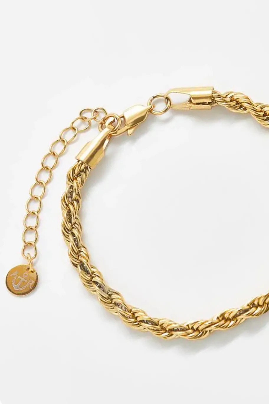 Gold Rope Chain Bracelet