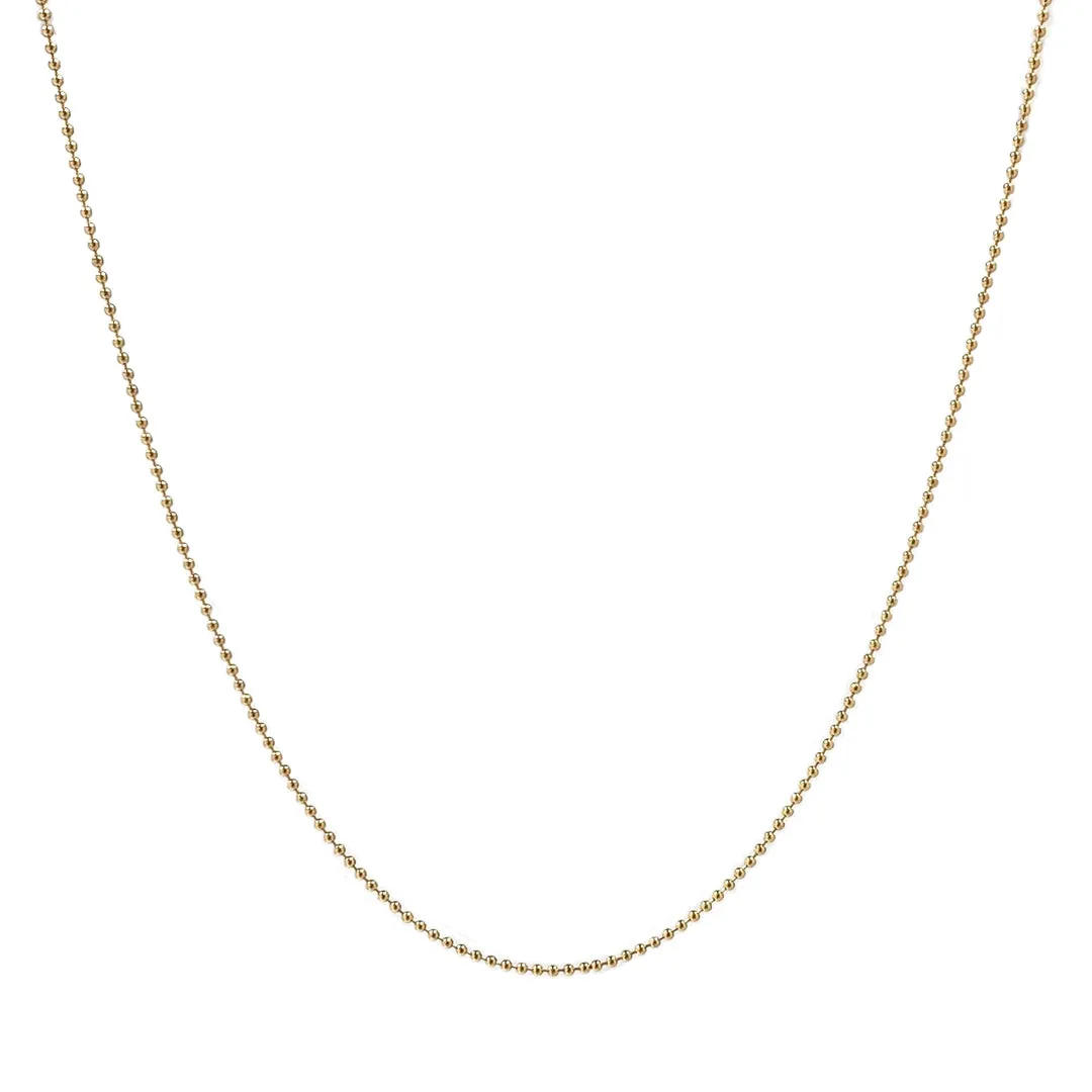 Gold Tiny Bead Chain