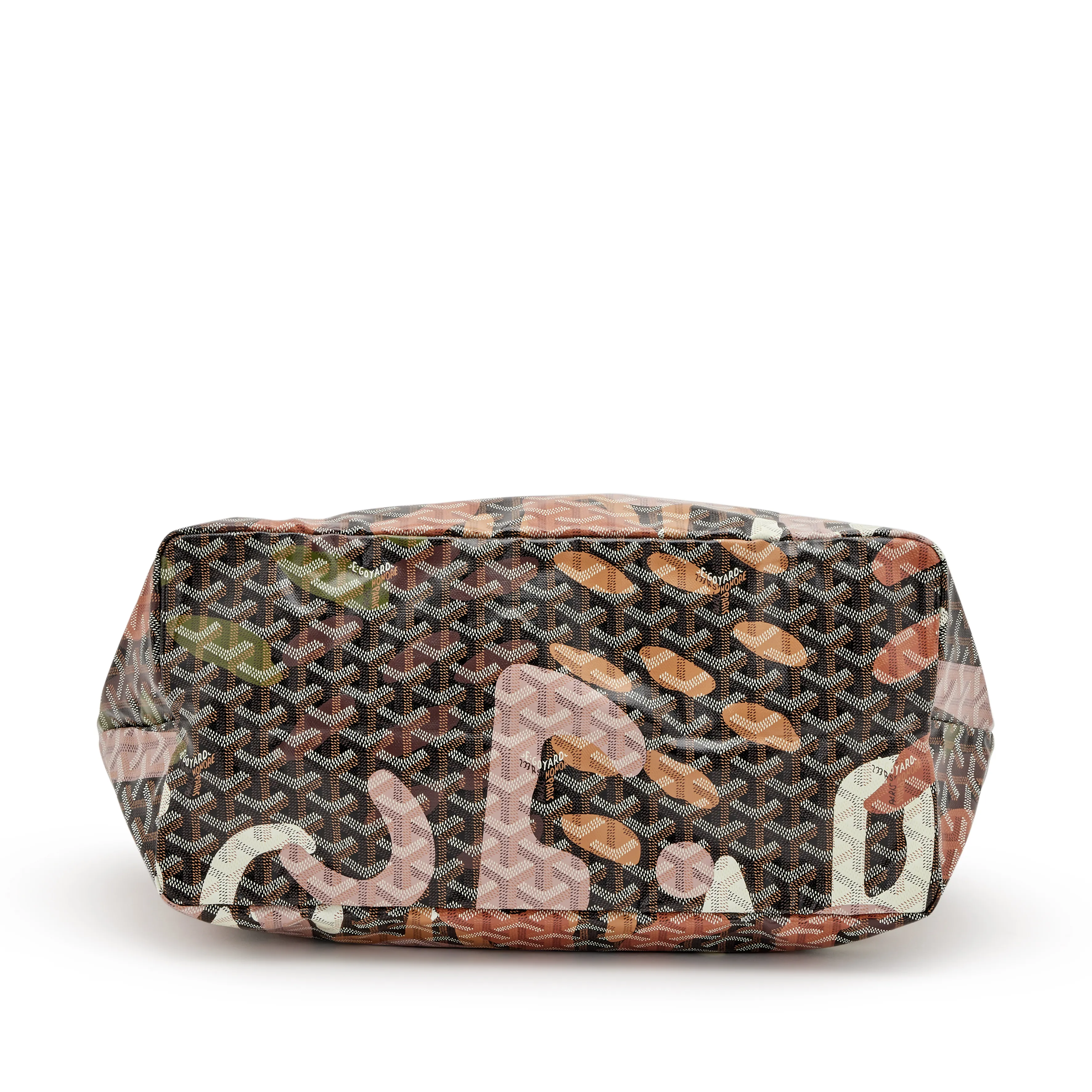 Goyard Pink Lettres Camouflage Goyardine Coated Canvas Saint Louis GM Tote, 2023