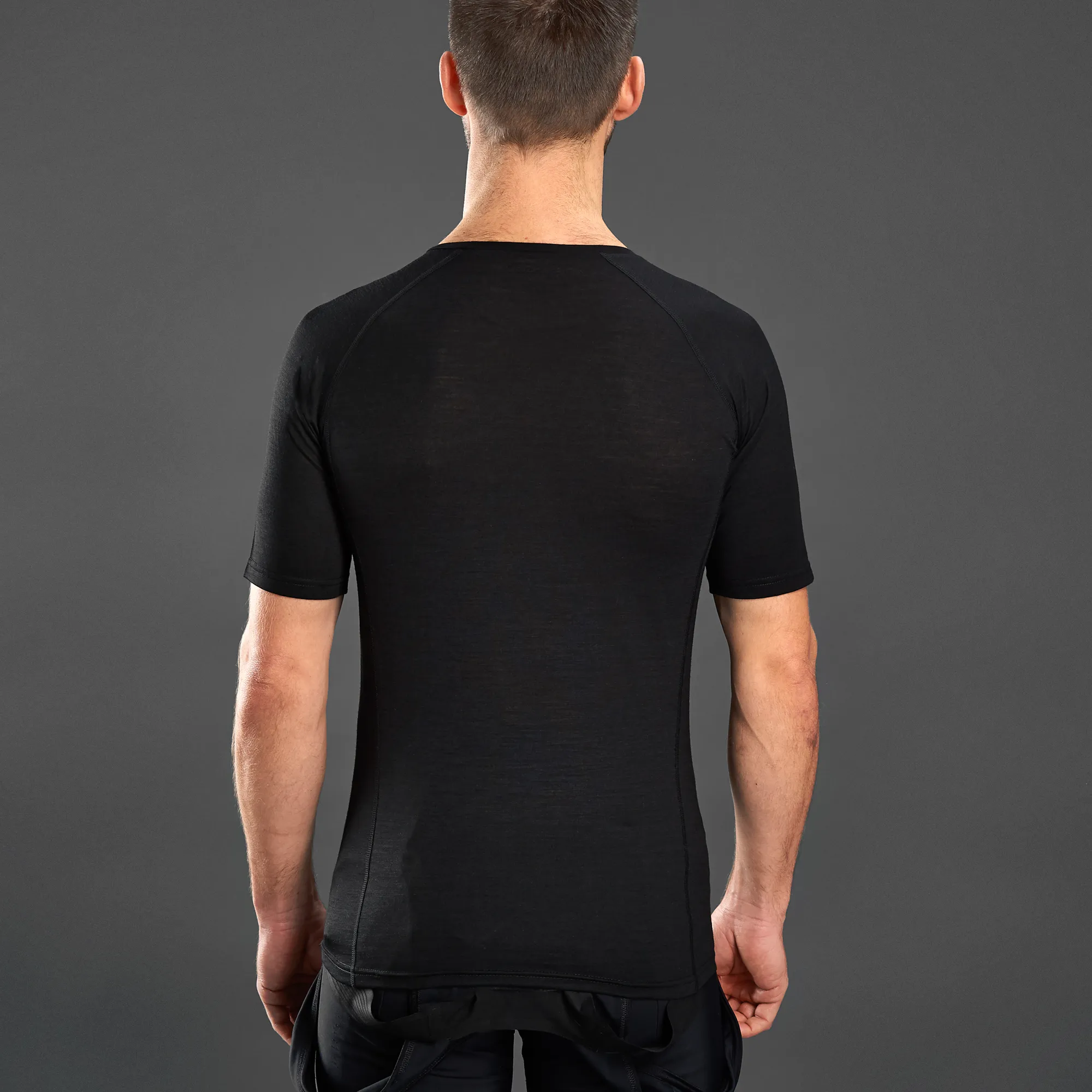 Gripgrab Merino Polyfibre Short Sleeve Base Layer Navy | Buy Gripgrab Merino Polyfibre Short Sleeve Base Layer Navy here | Outno