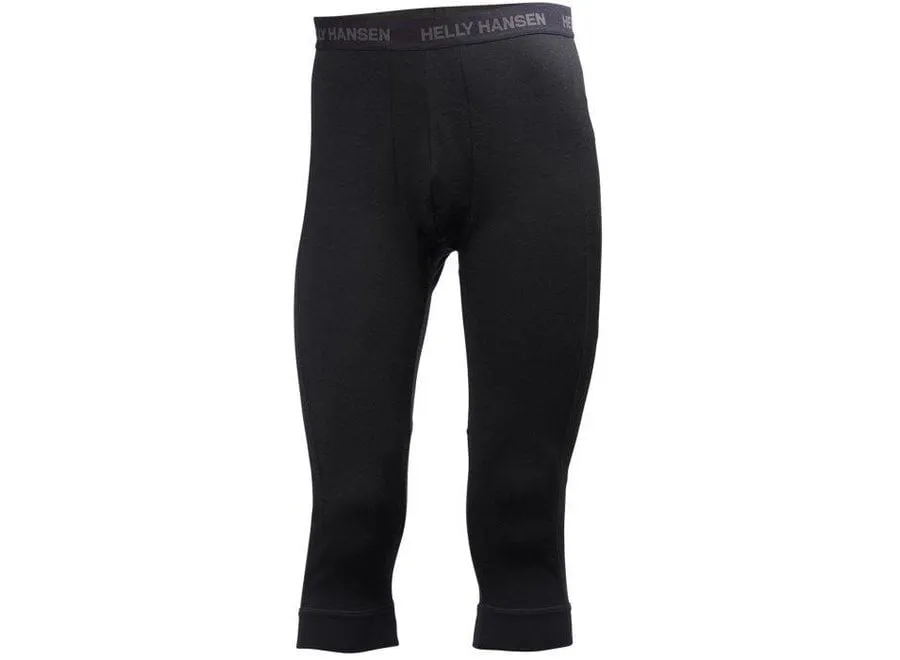 Helly Hansen HH Lifa Marino 3/4 Pant Black Baselayer & Thermals  Ski Clothing