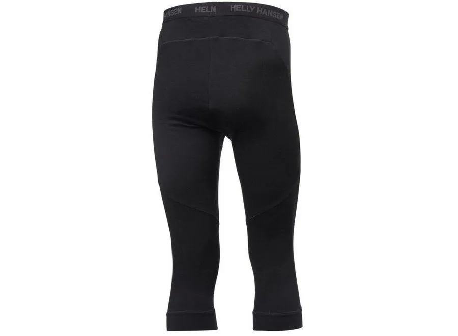 Helly Hansen HH Lifa Marino 3/4 Pant Black Baselayer & Thermals  Ski Clothing