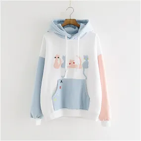 hooded pullover sweater