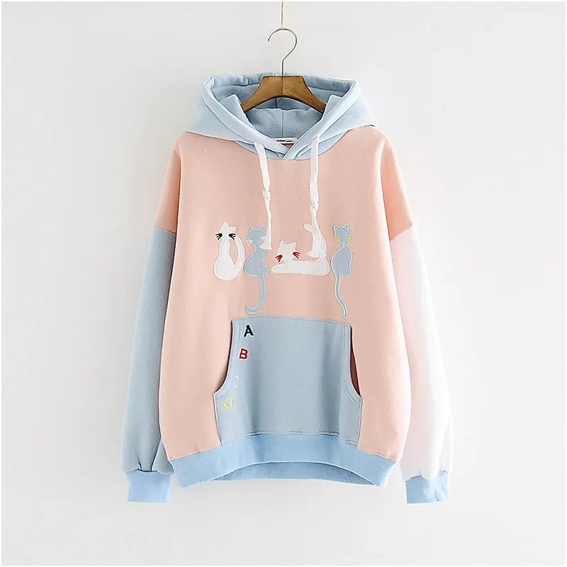 hooded pullover sweater