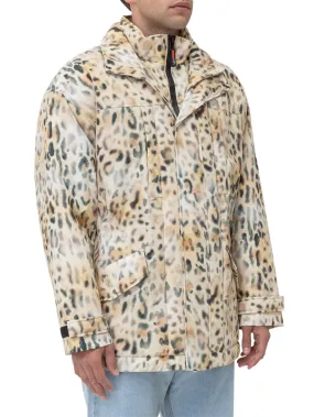 Jacket with Leopard-Skin Print