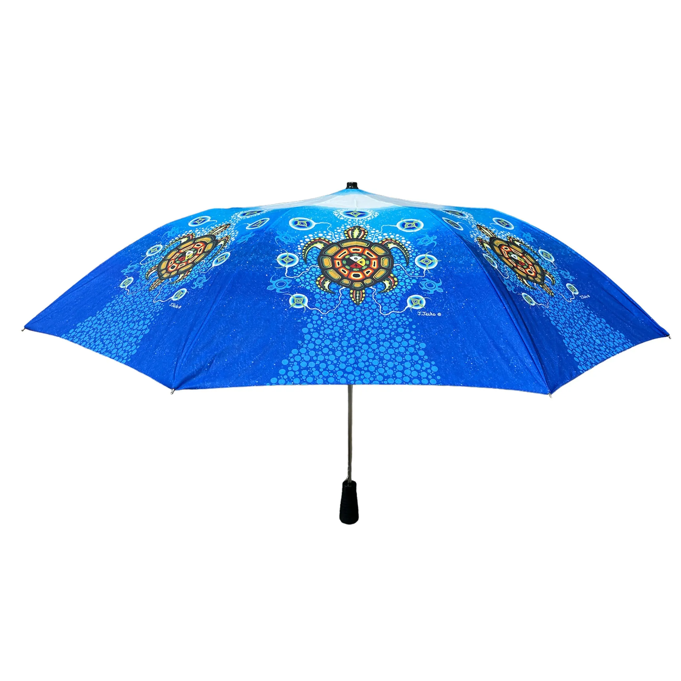 James Jacko Medicine Turtle Artist Collapsible Umbrella