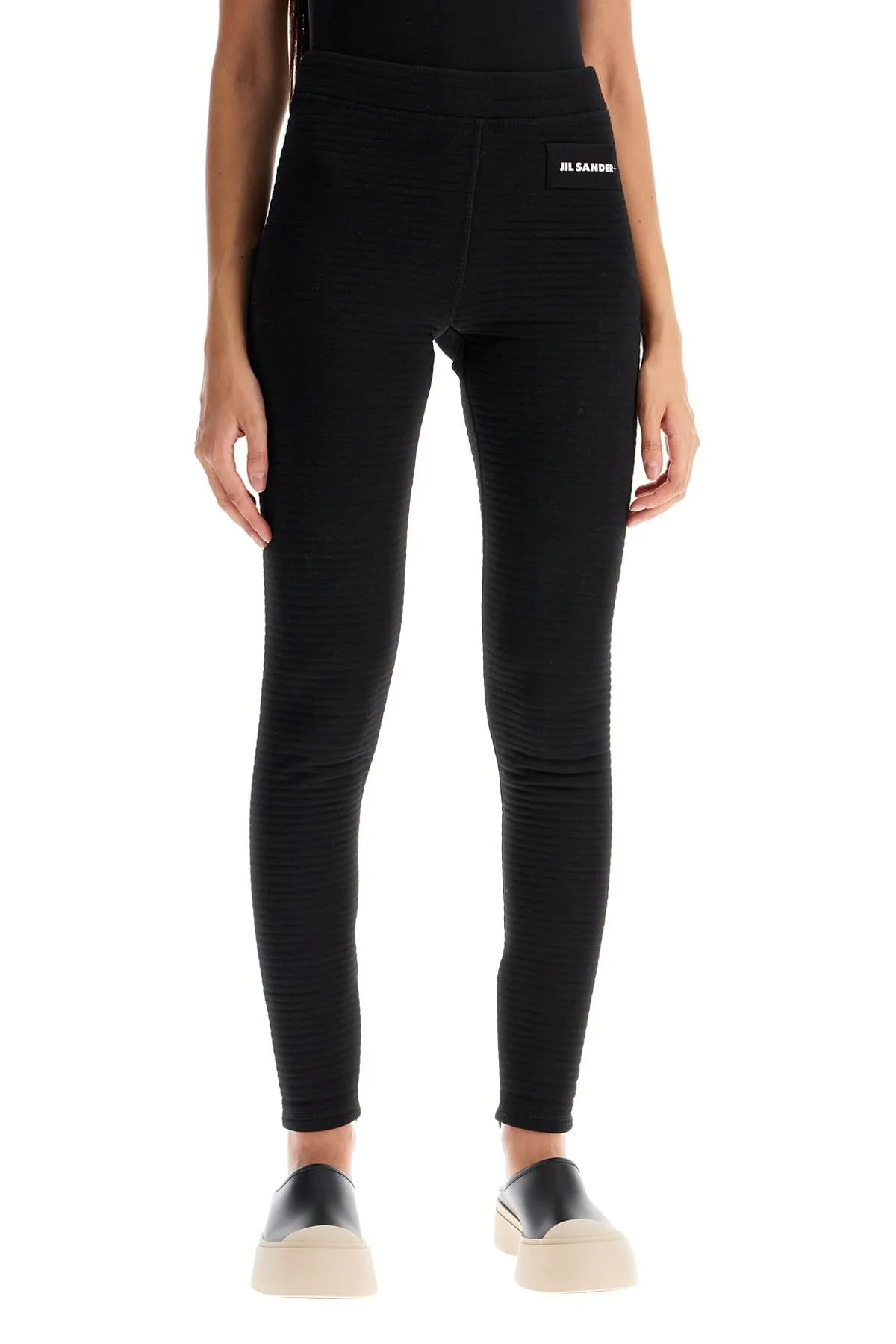 JERSEY KNIT LEGGINGS WITH