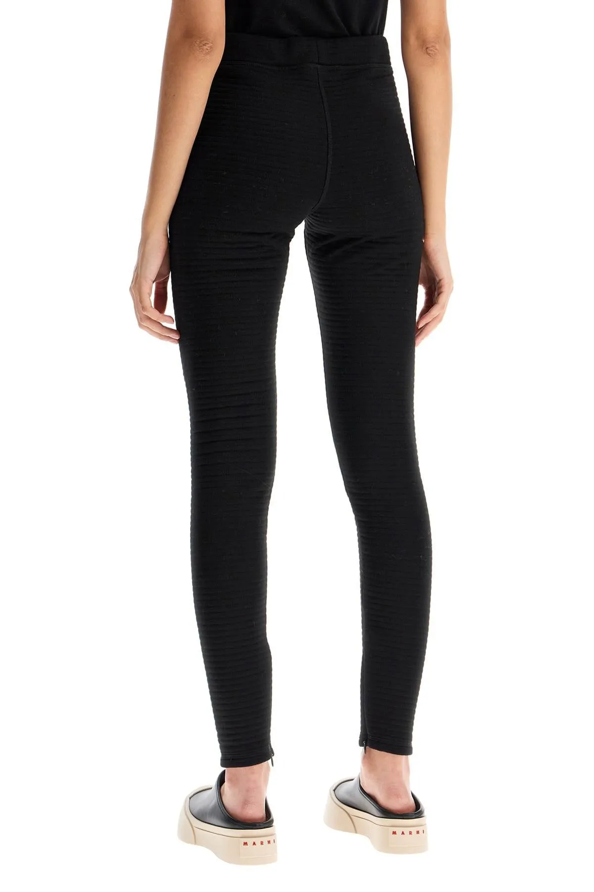 JERSEY KNIT LEGGINGS WITH