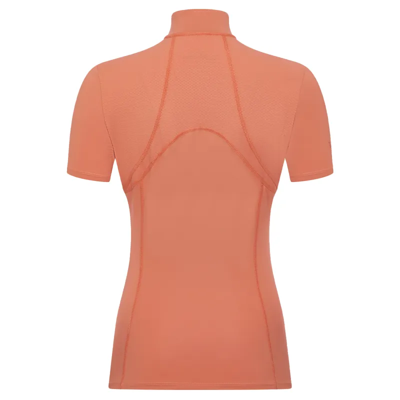 LeMieux Mia Mesh Ladies Short Sleeve Base Layer - Apricot