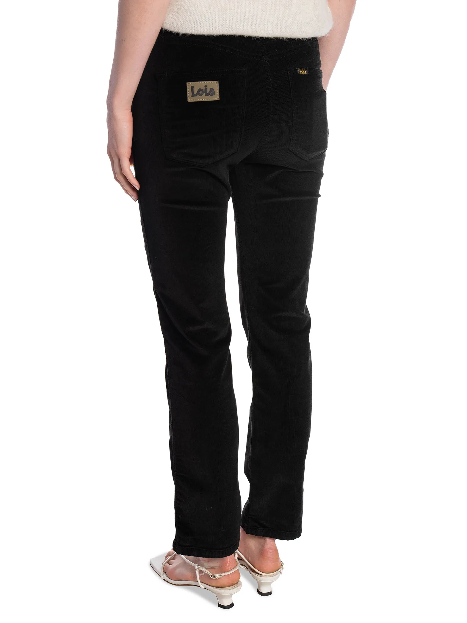 LOIS MALENA JEANS F SHINY MICRO BLACK L32