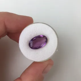 LONG OVAL 4.45 CT AMETHYST