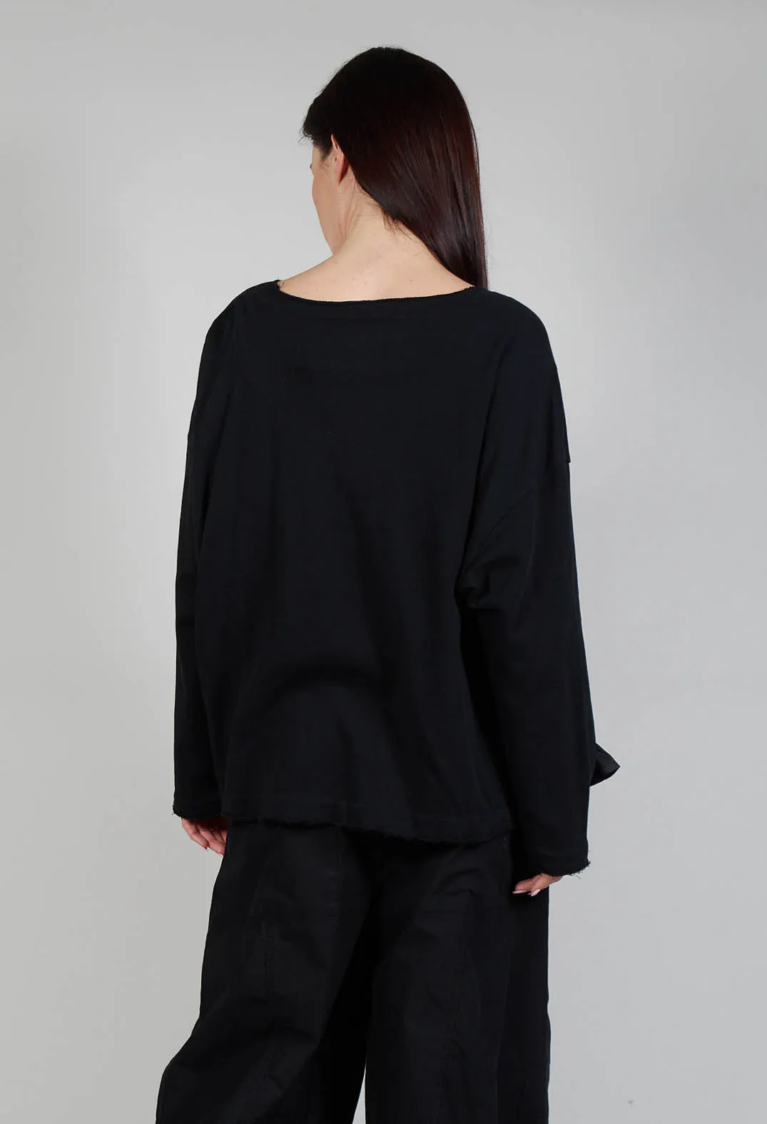 Long Sleeve Top in Black