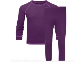 Manbi Kids Supatherm Set Fig Baselayer & Thermals  Ski Clothing