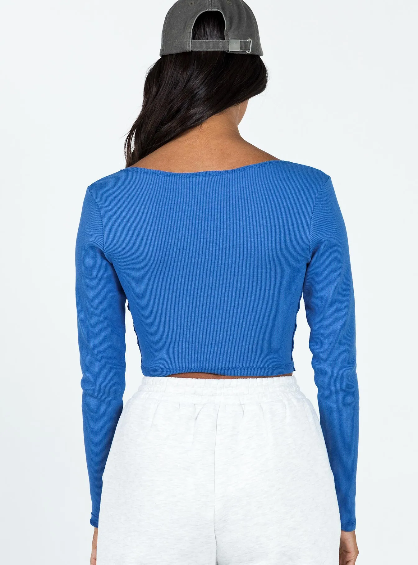 Martye Long Sleeve Top Blue