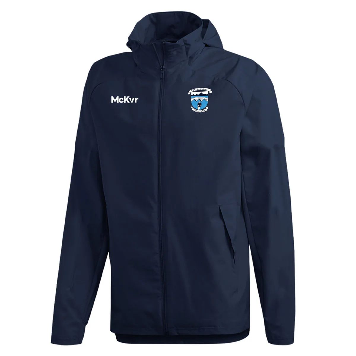 Mc Keever Eslin GAA, Leitrim Core 22 Rain Jacket - Youth - Navy