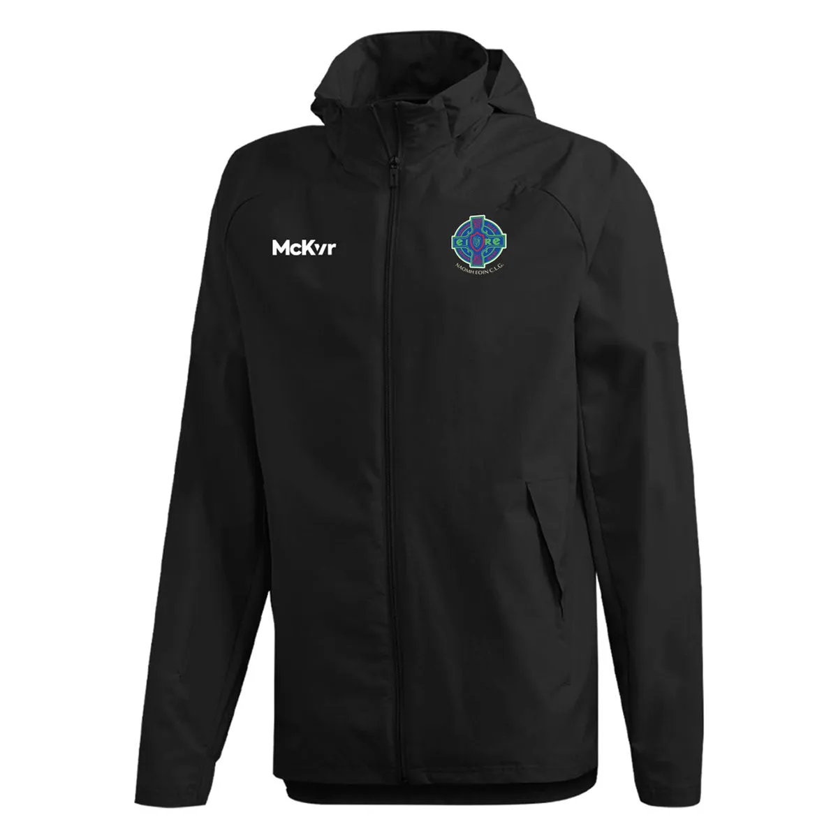 Mc Keever Naomh Eoin CLG Core 22 Rain Jacket - Adult - Black