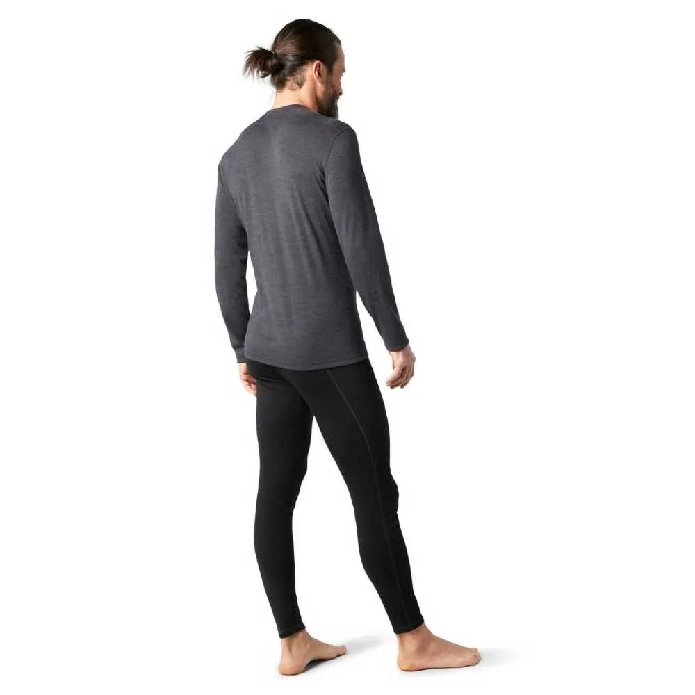 Men's Classic Thermal Merino Base Layer Crew - Charcoal Heather