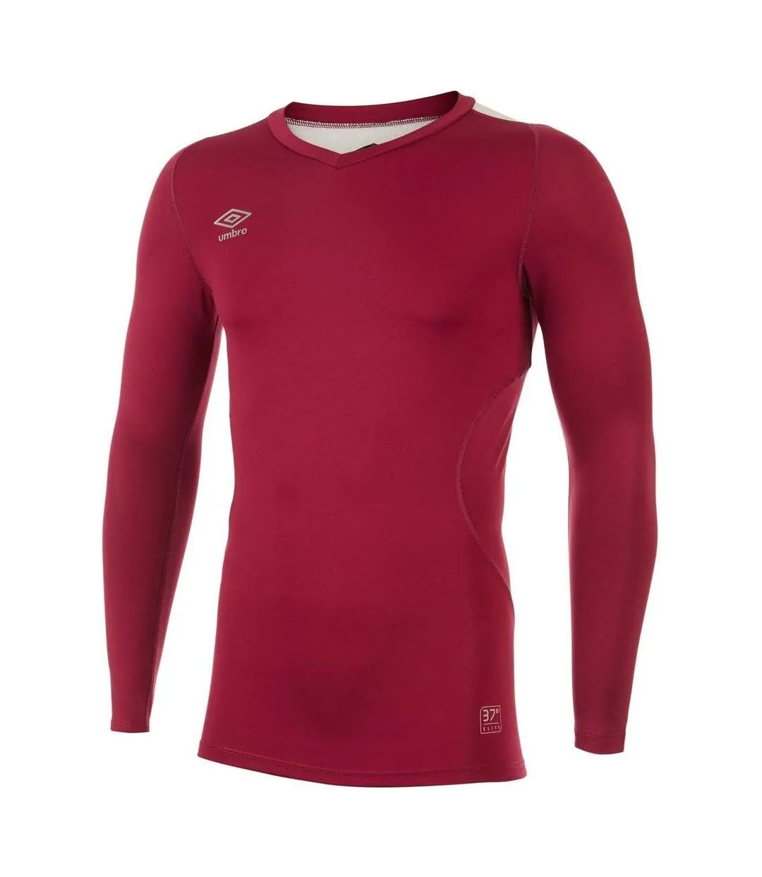 Mens elite v neck base layer top bright purple Umbro